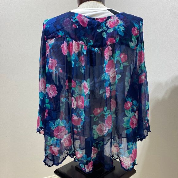 Jessica Simpson Blue Blossom Floral Blouse
Size 3X NWT - Picture 6 of 8